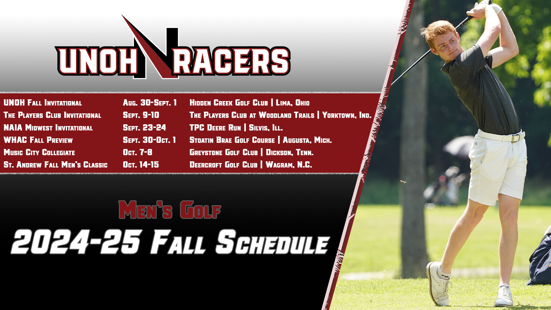 Men's Golf Reveals 2024-25 Fall Schedule