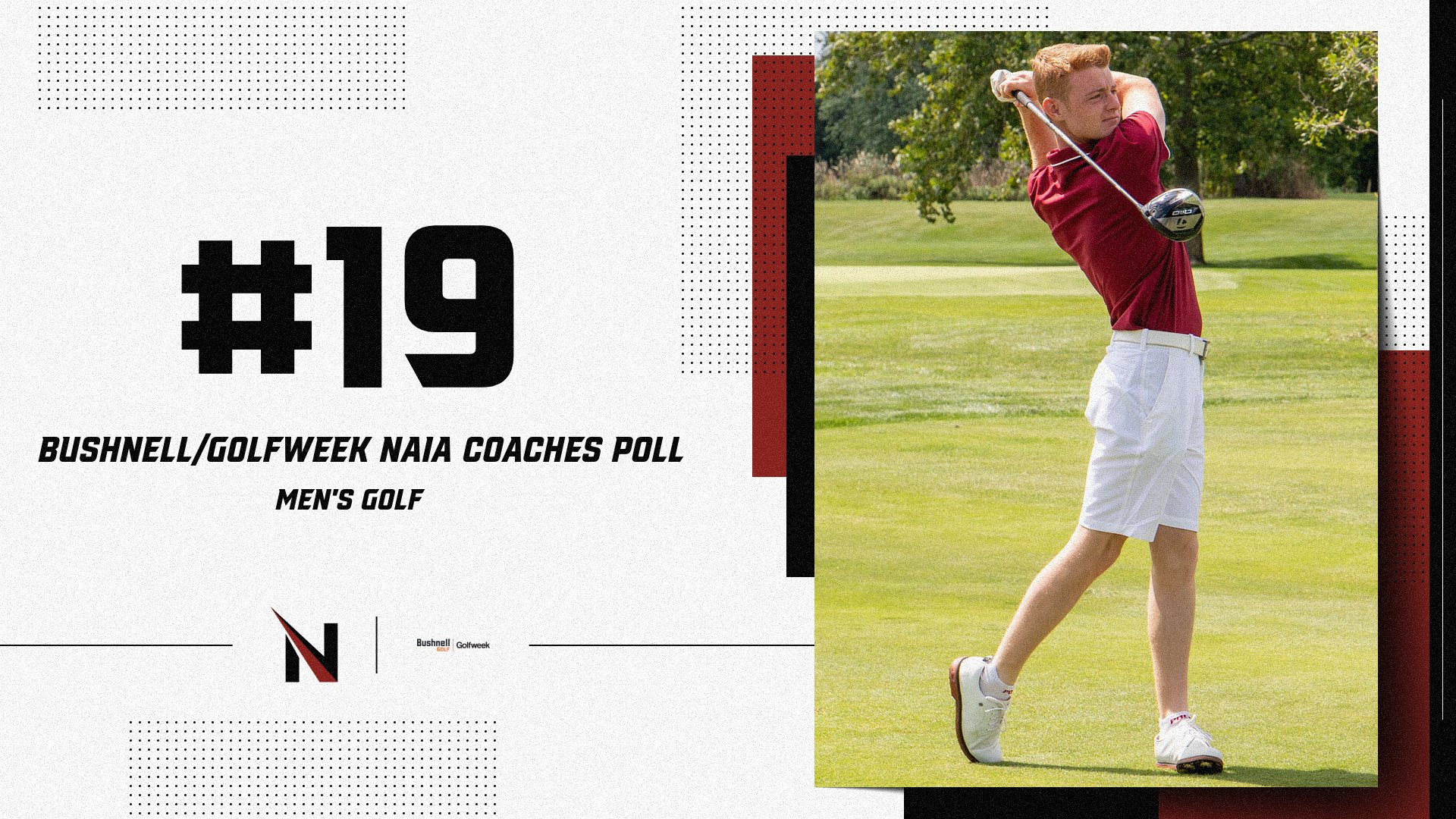 Men's Golf Ranked No. 19 in Bushnell/Golfweek Coaches Poll